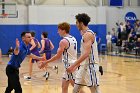 MBBall vs Emerson  Wheaton College Men's Basketball vs Emerson College is the first round of the NEWMAC Basketball Championships. - Photo By: KEITH NORDSTROM : Wheaton, basketball, NEWMAC MBBall2024